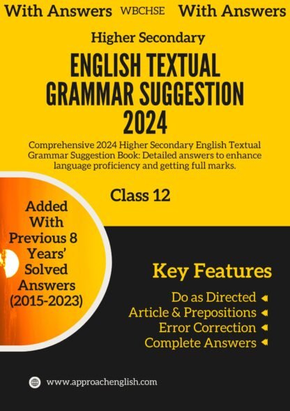 Madhyamik English Grammar Suggestion with Answers 2024