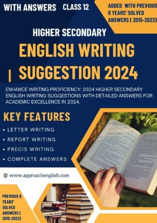 Higher Secondary English Writing Suggestion with Answers 2024