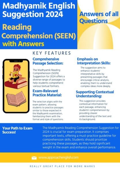 Madhyamik English Reading Comprehension SEEN Suggestion 2024 1